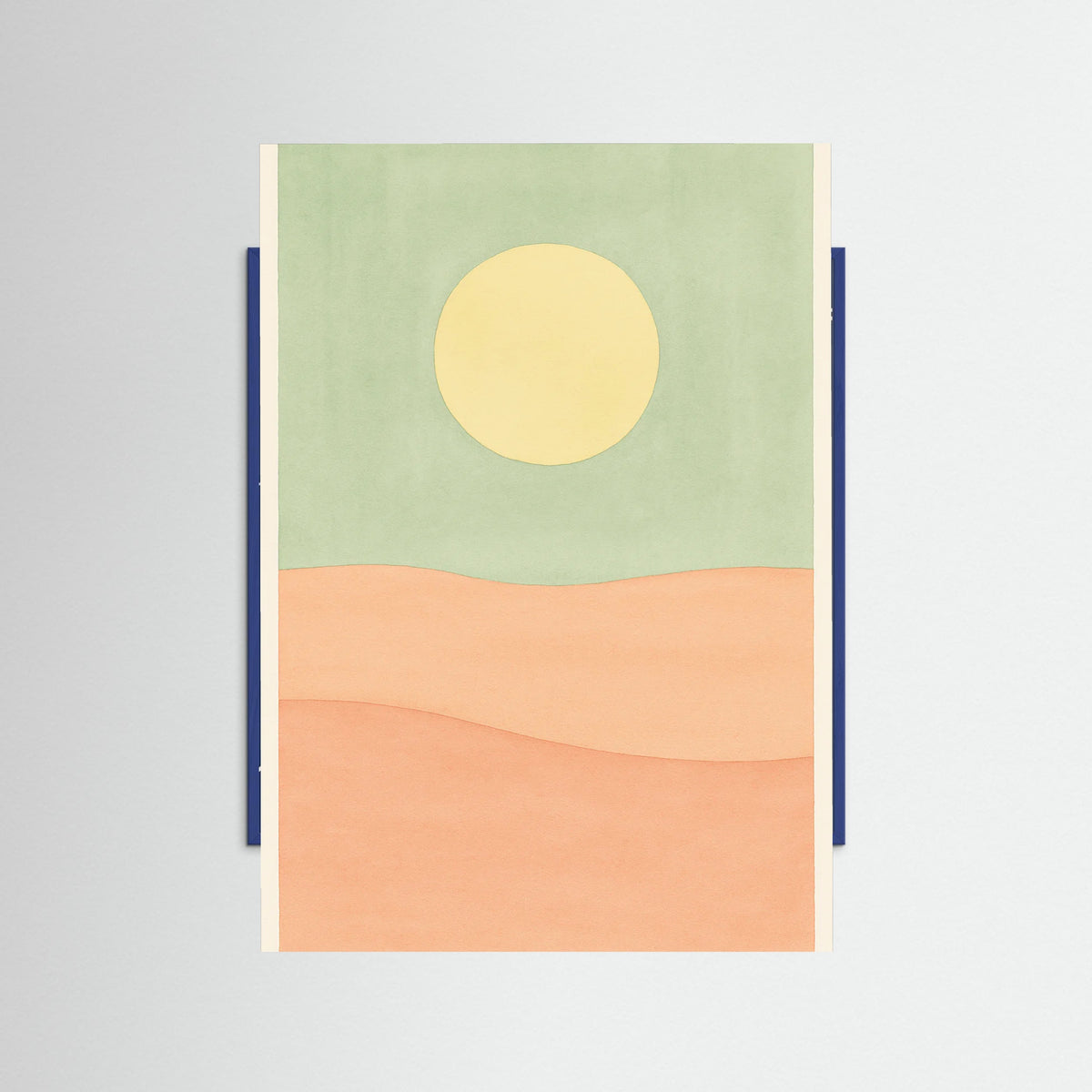 Blue Wood Vibrant Harmony