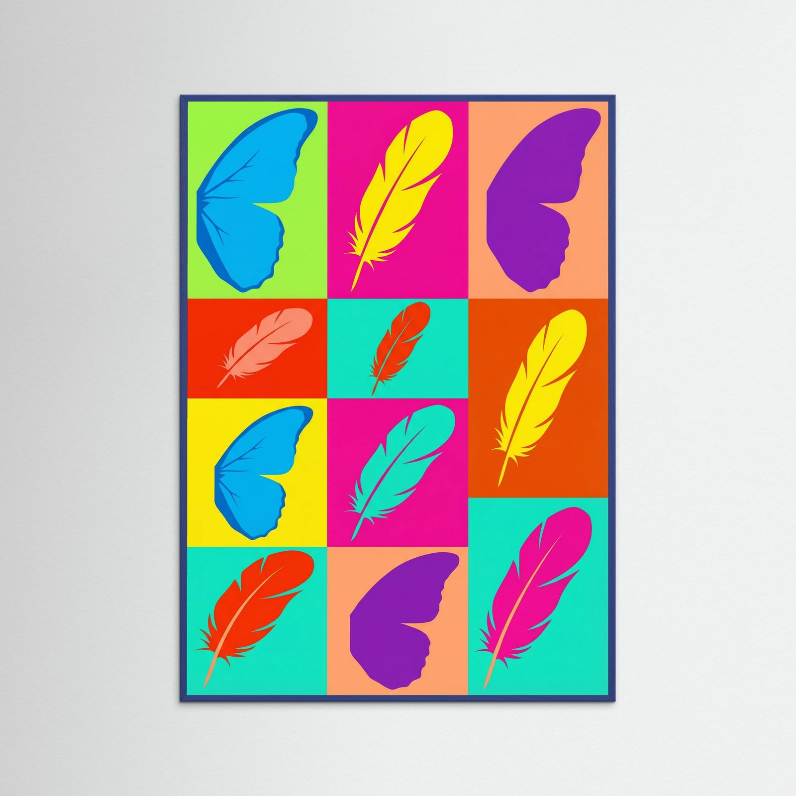 Blue Wood Vibrant Horizon Series