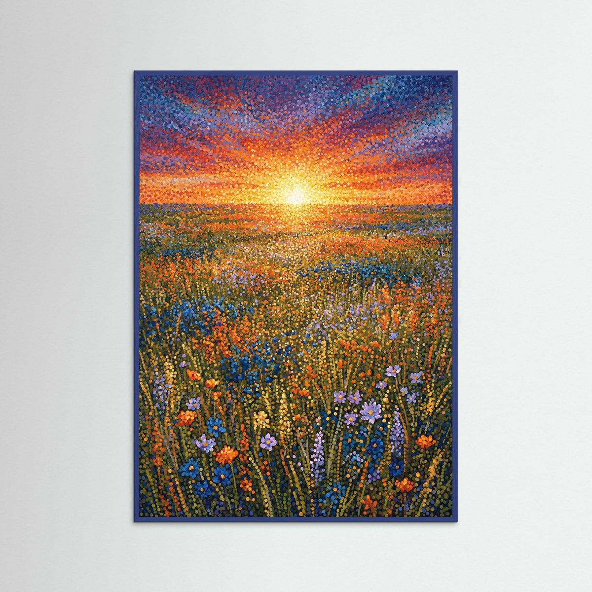 Blue Wood Vibrant Pine View