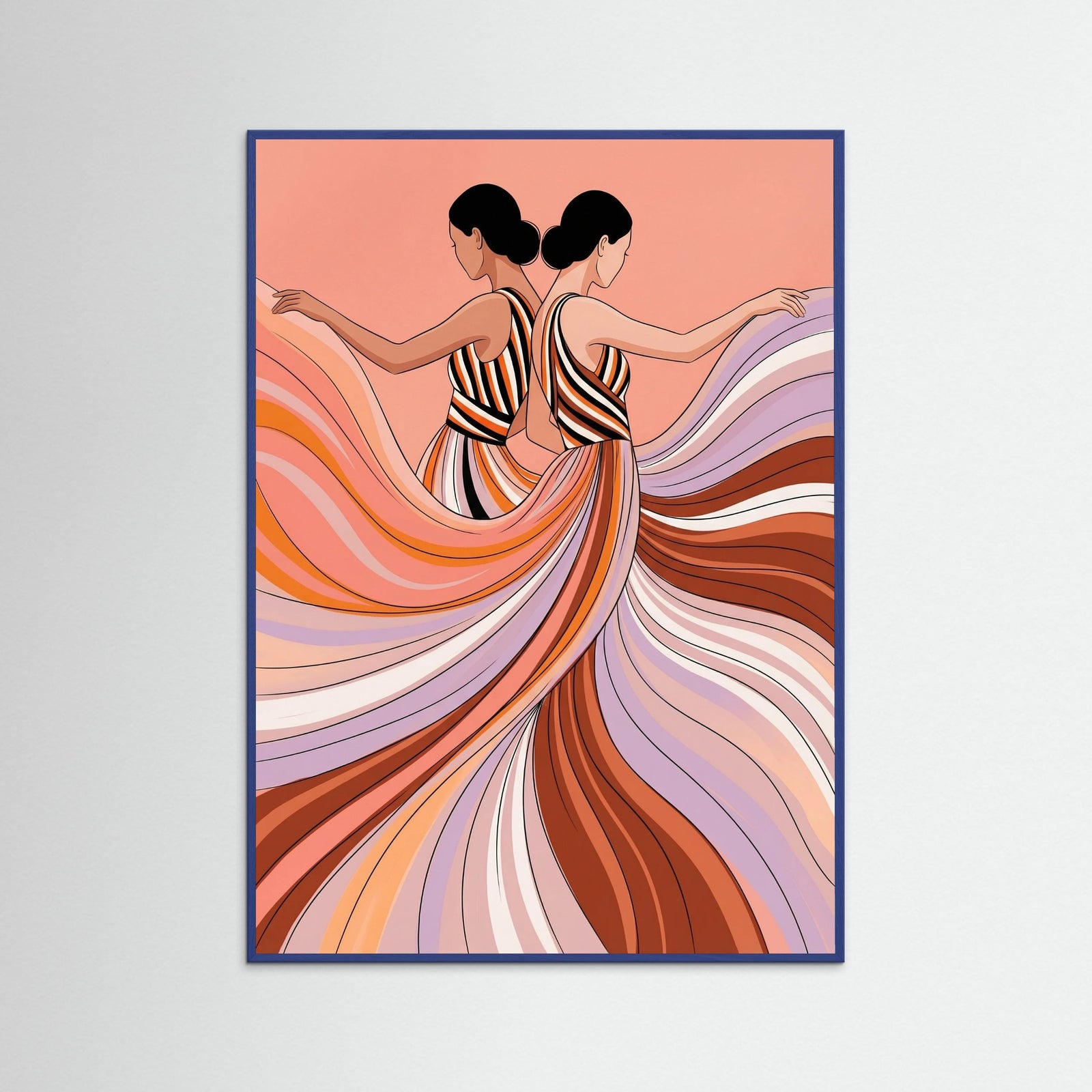 Blue Wood Vibrant Spirit