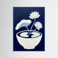 Blue Wood Vining Vessel