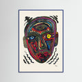 Blue Wood Vivid Visage