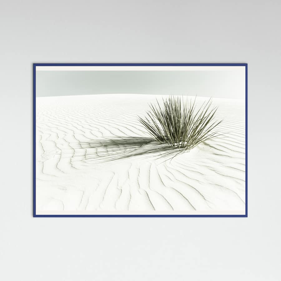 WHITE SANDS Vintage Dune Poster – poster and art print