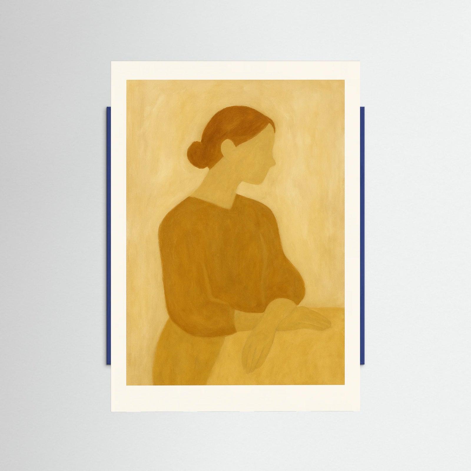 Blue Wood Warm Frame