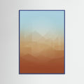 Blue Wood Warm Horizon