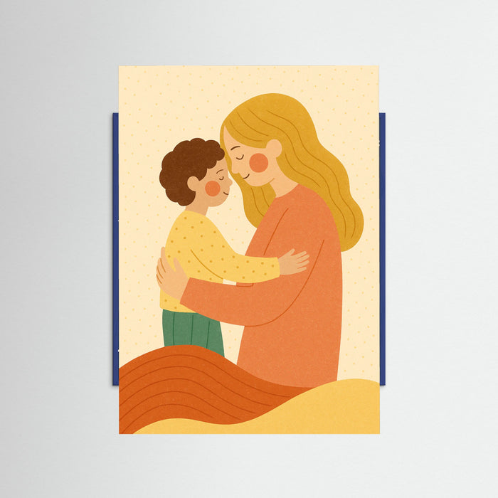 Blue Wood Warm Hug
