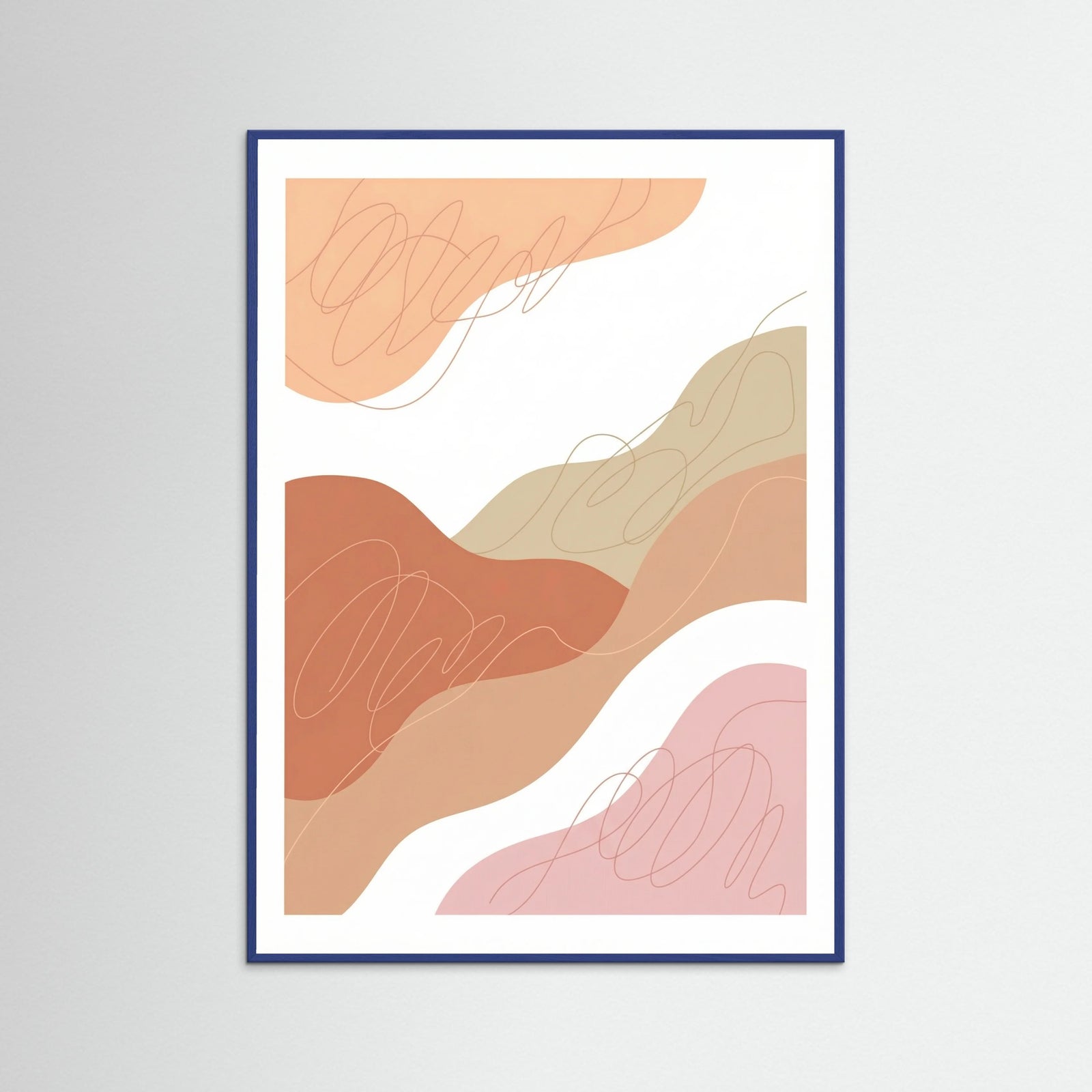 Blue Wood Warm Nordic Flow