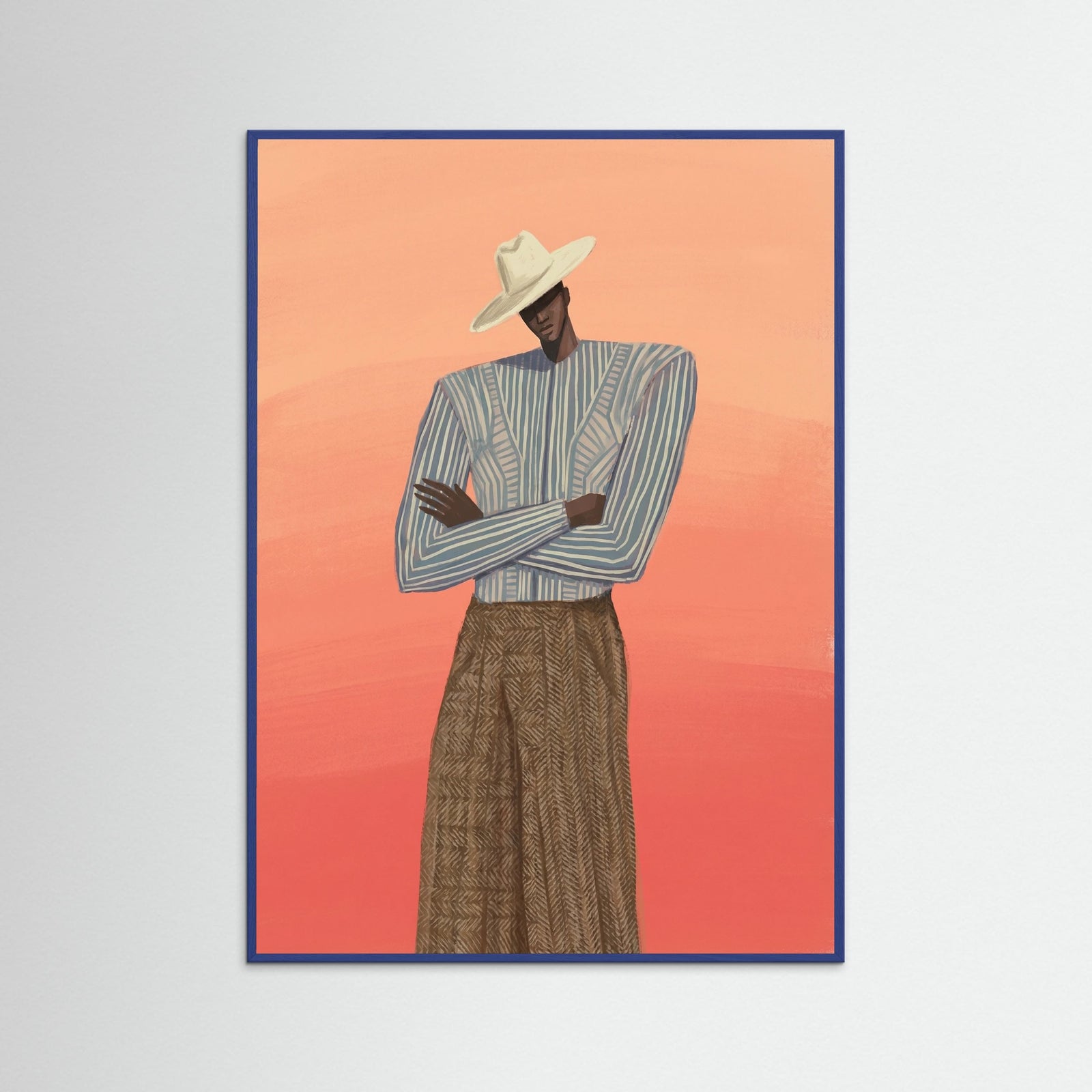 Blue Wood Warm Persona