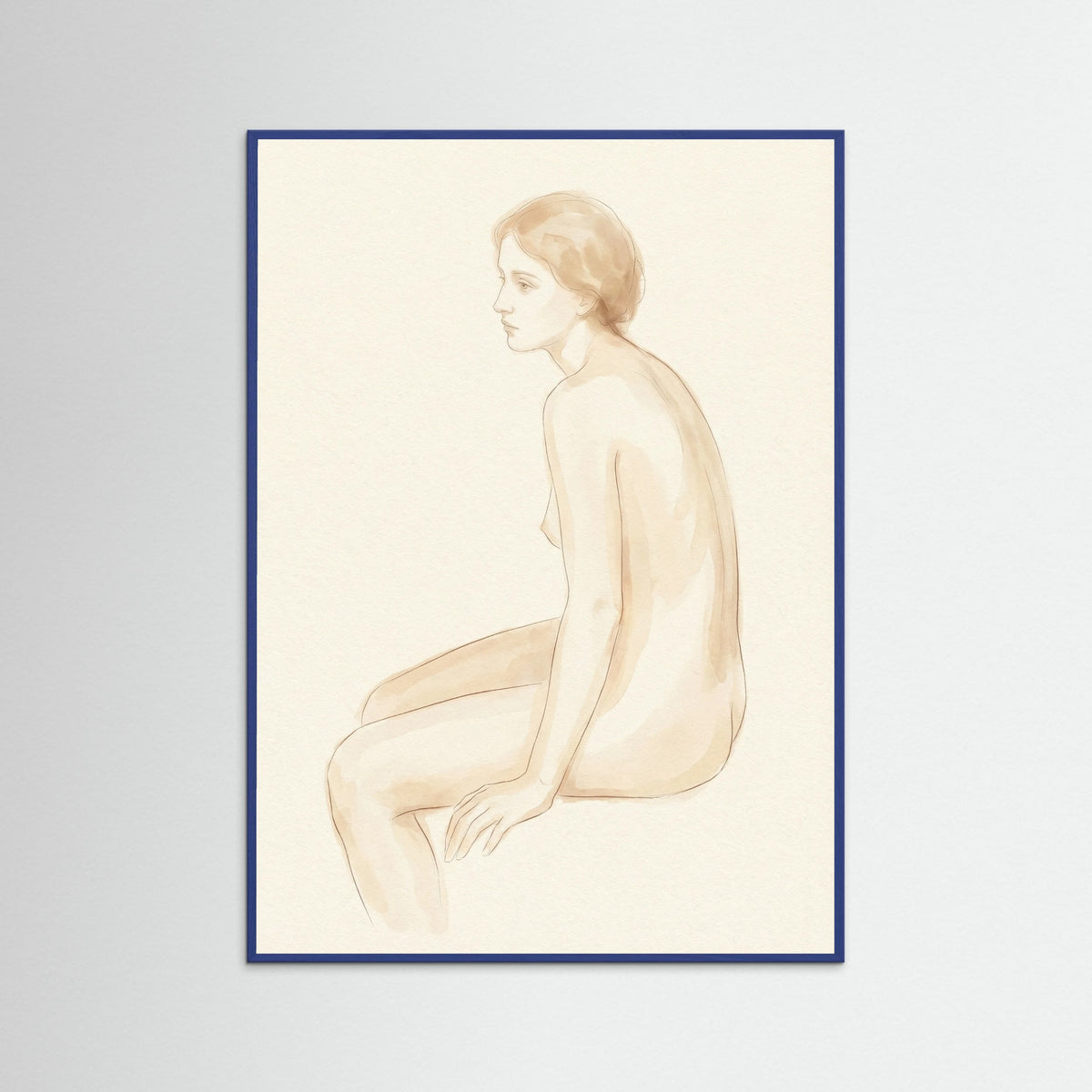 Blue Wood Washing Nude