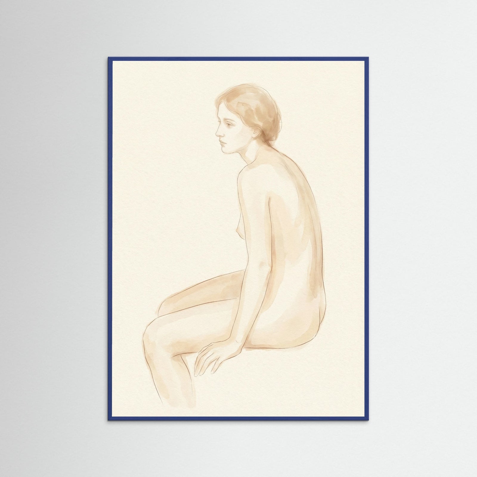Blue Wood Washing Nude