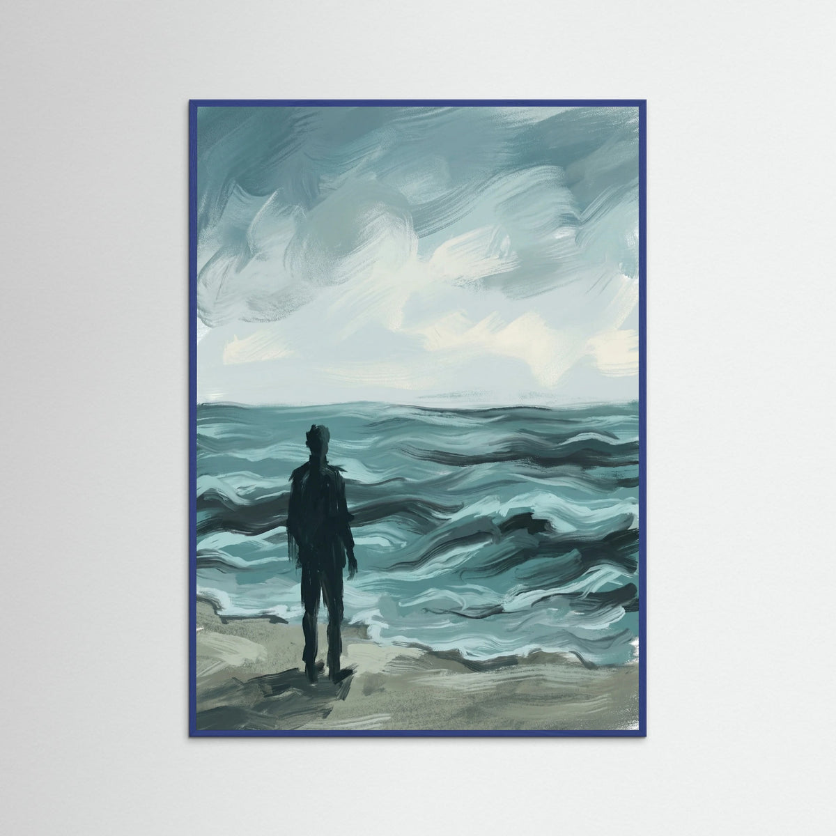 Blue Wood Water Embrace