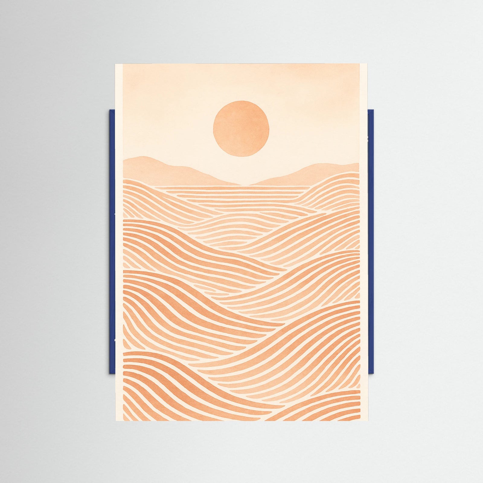 Blue Wood Wave Dancer