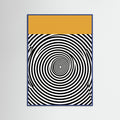 Blue Wood Wavy Bauhaus