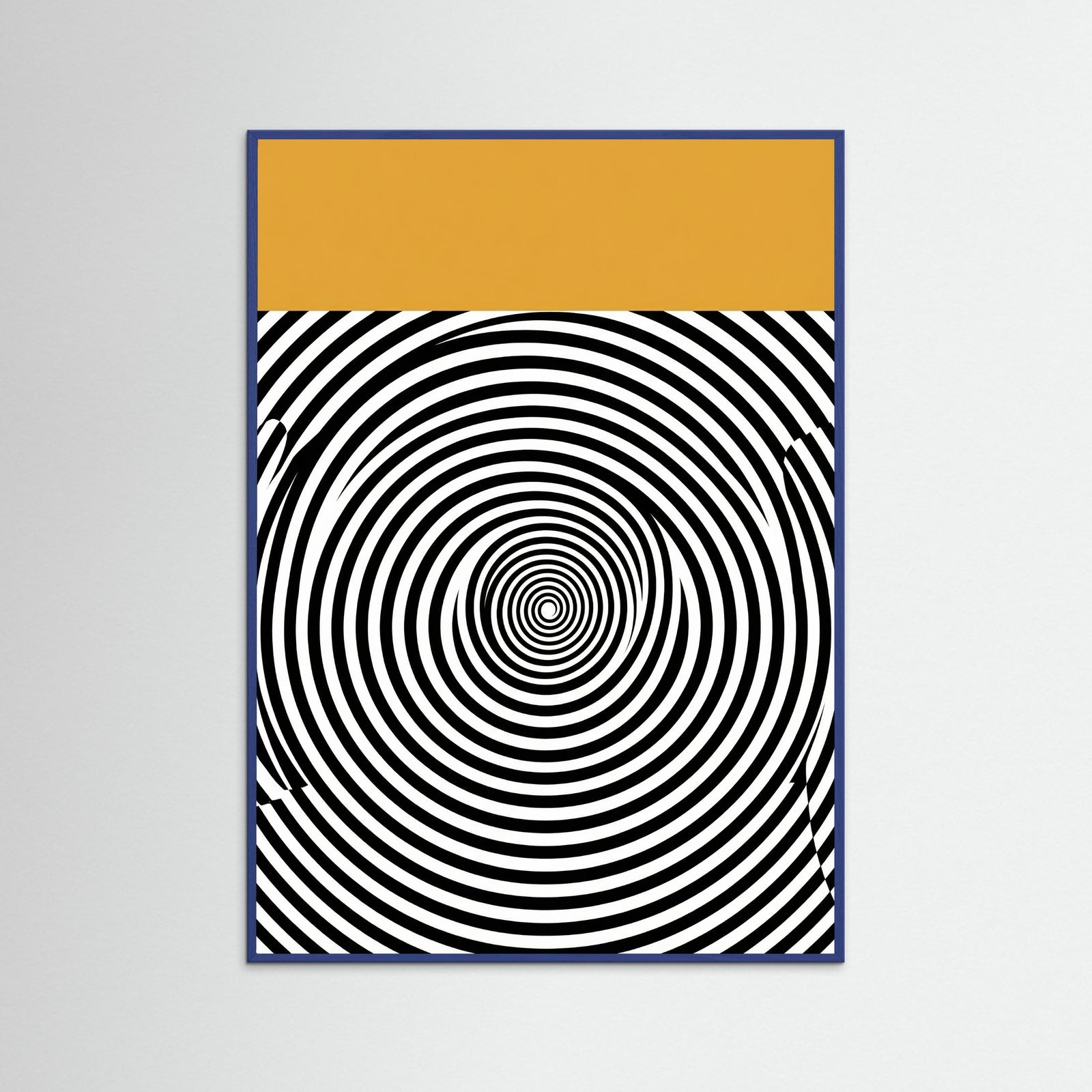 Blue Wood Wavy Bauhaus