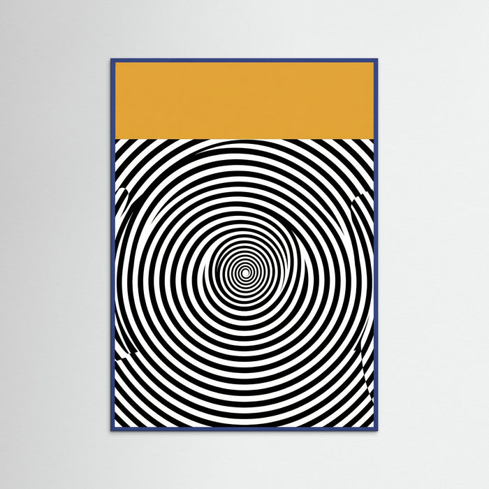 Blue Wood Wavy Bauhaus