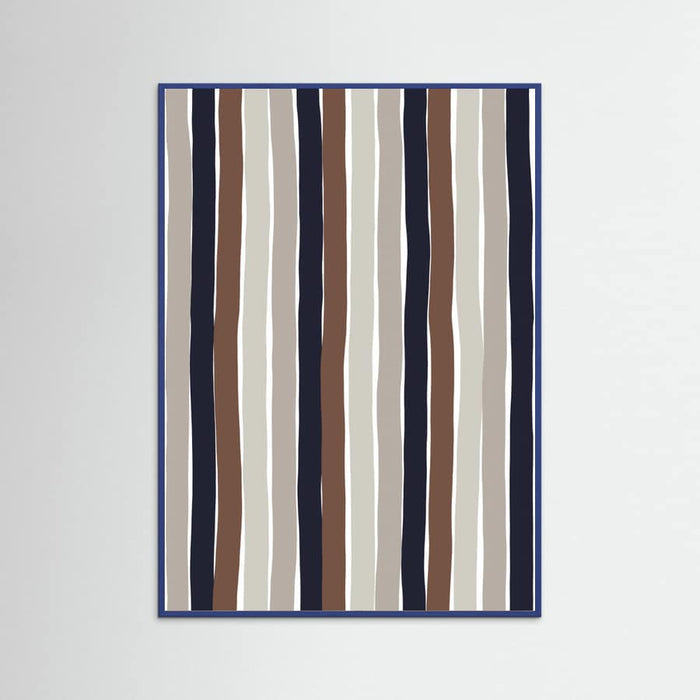 Wavy Earth Stripes Poster – poster and art print