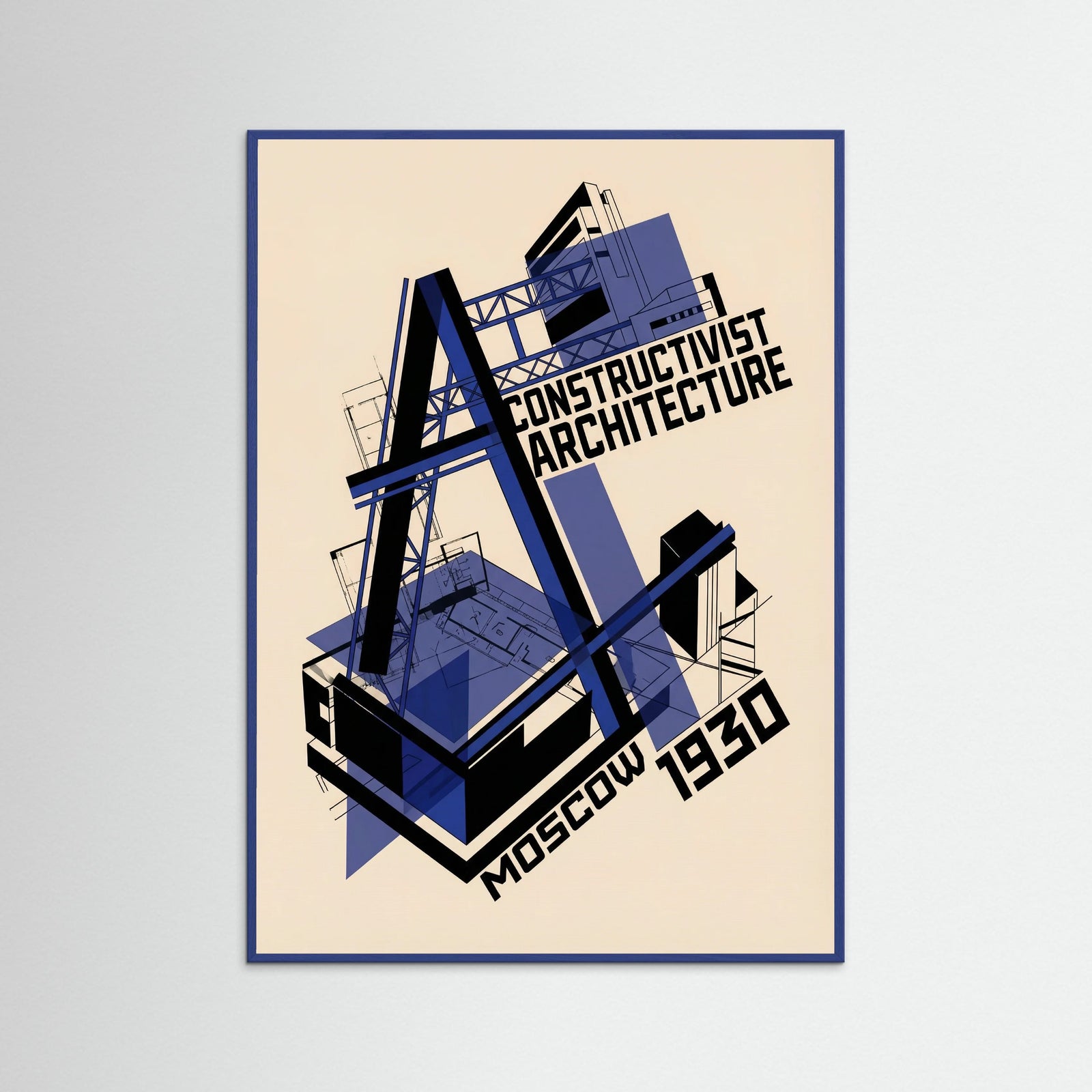 Blue Wood Weimar Bauhaus Synthesis