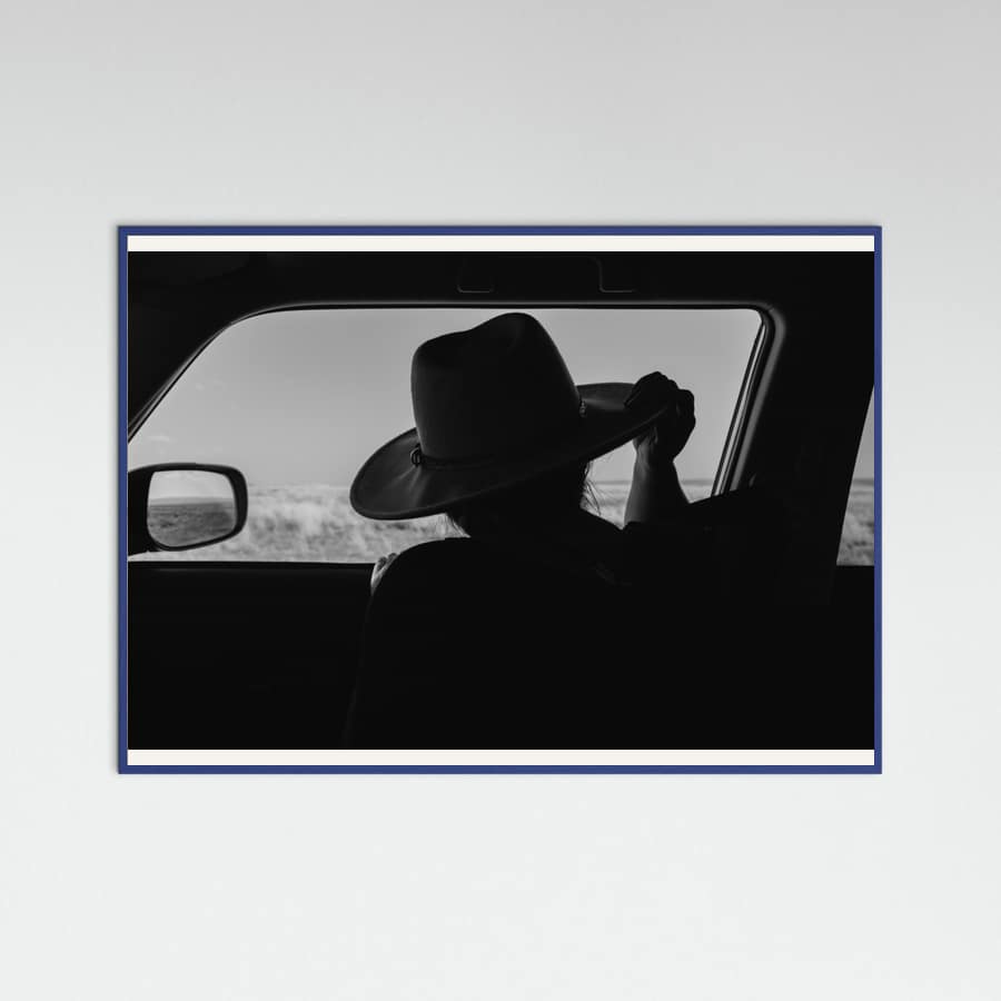 Blue Wood West Texas Explorer Poster