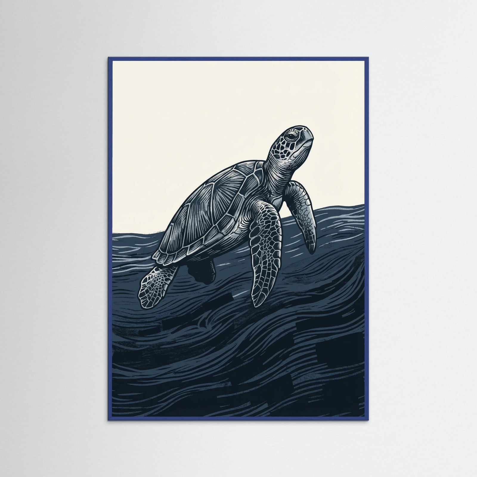Blue Wood Whales Ascent