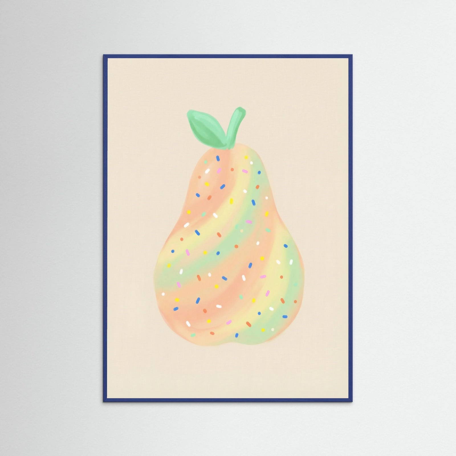 Blue Wood Whimsical Berry Pop