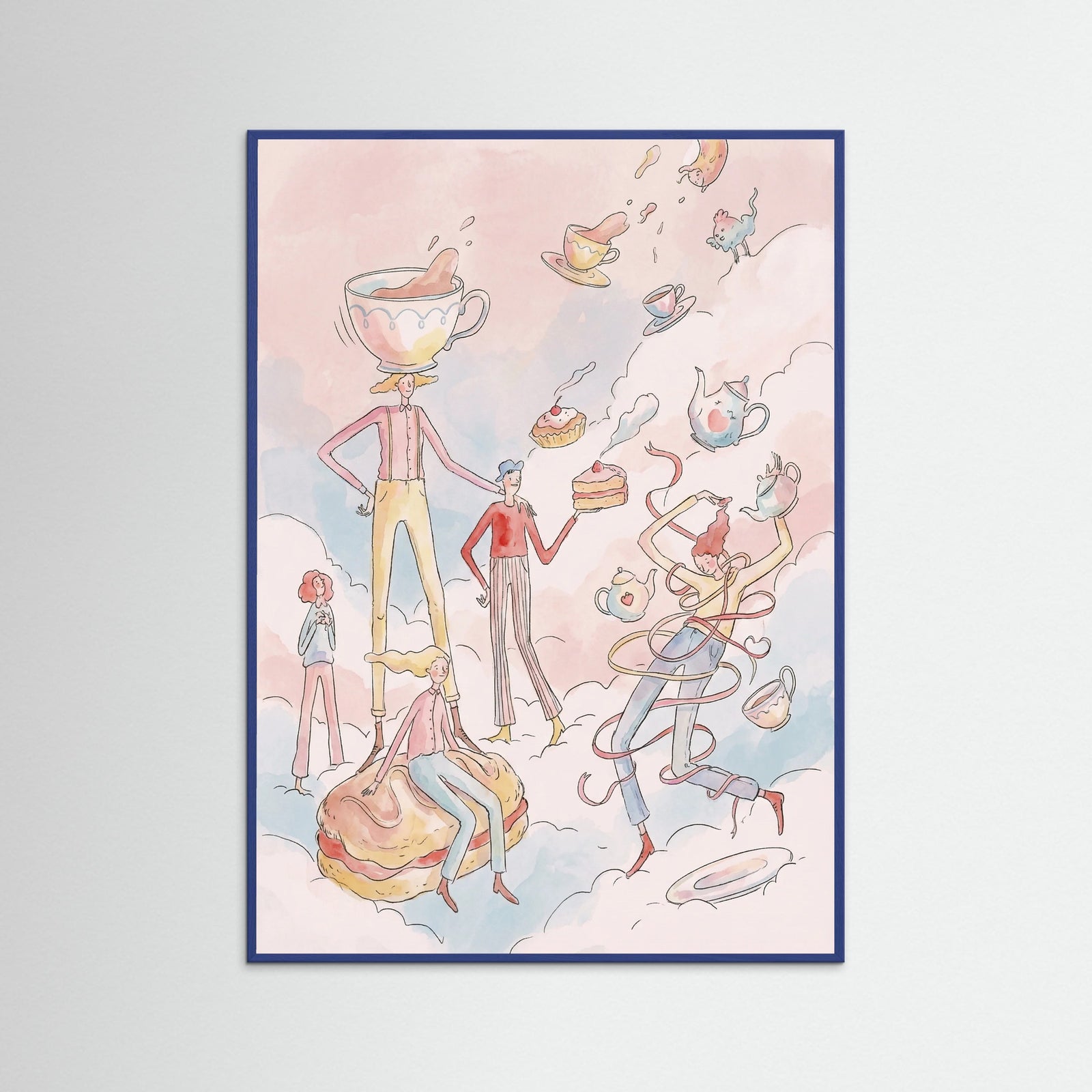 Blue Wood Whimsical Celebration