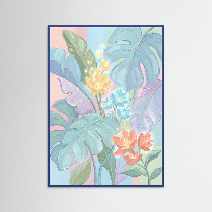 Blue Wood Whimsical Citrus Dream