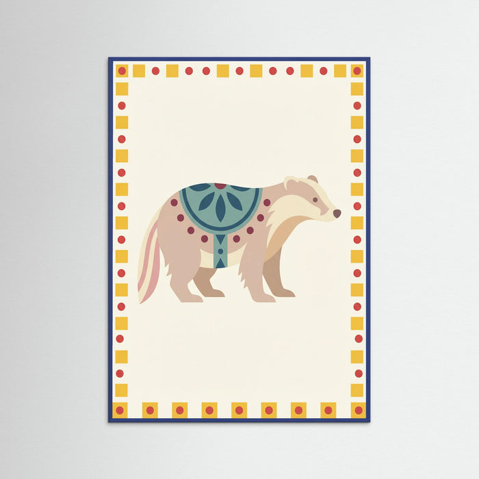 Blue Wood Whimsical Steed