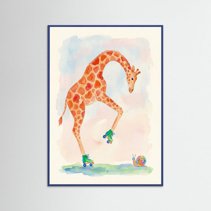 Blue Wood Whimsical Wanderer