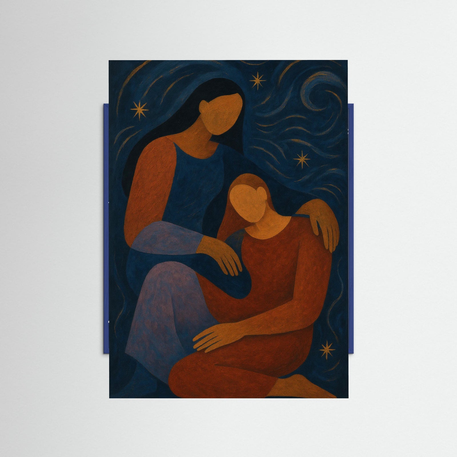 Blue Wood Whispered Secrets
