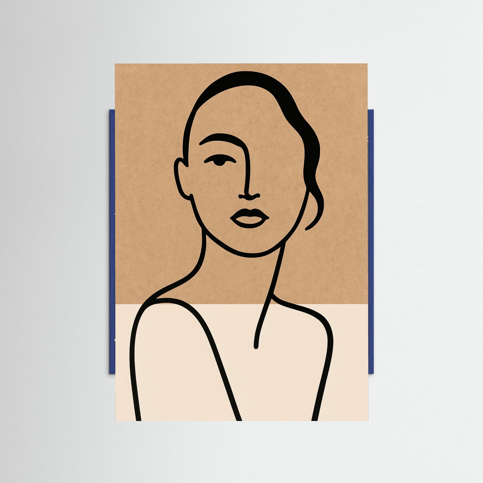 Blue Wood Whispering Portrait
