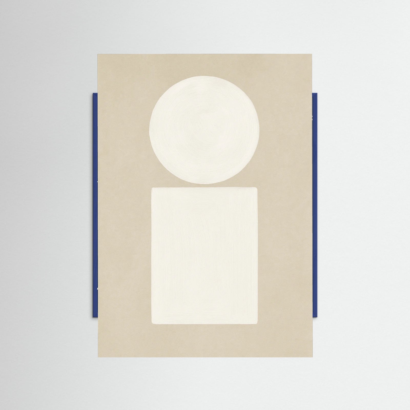 Blue Wood Whispering Strokes