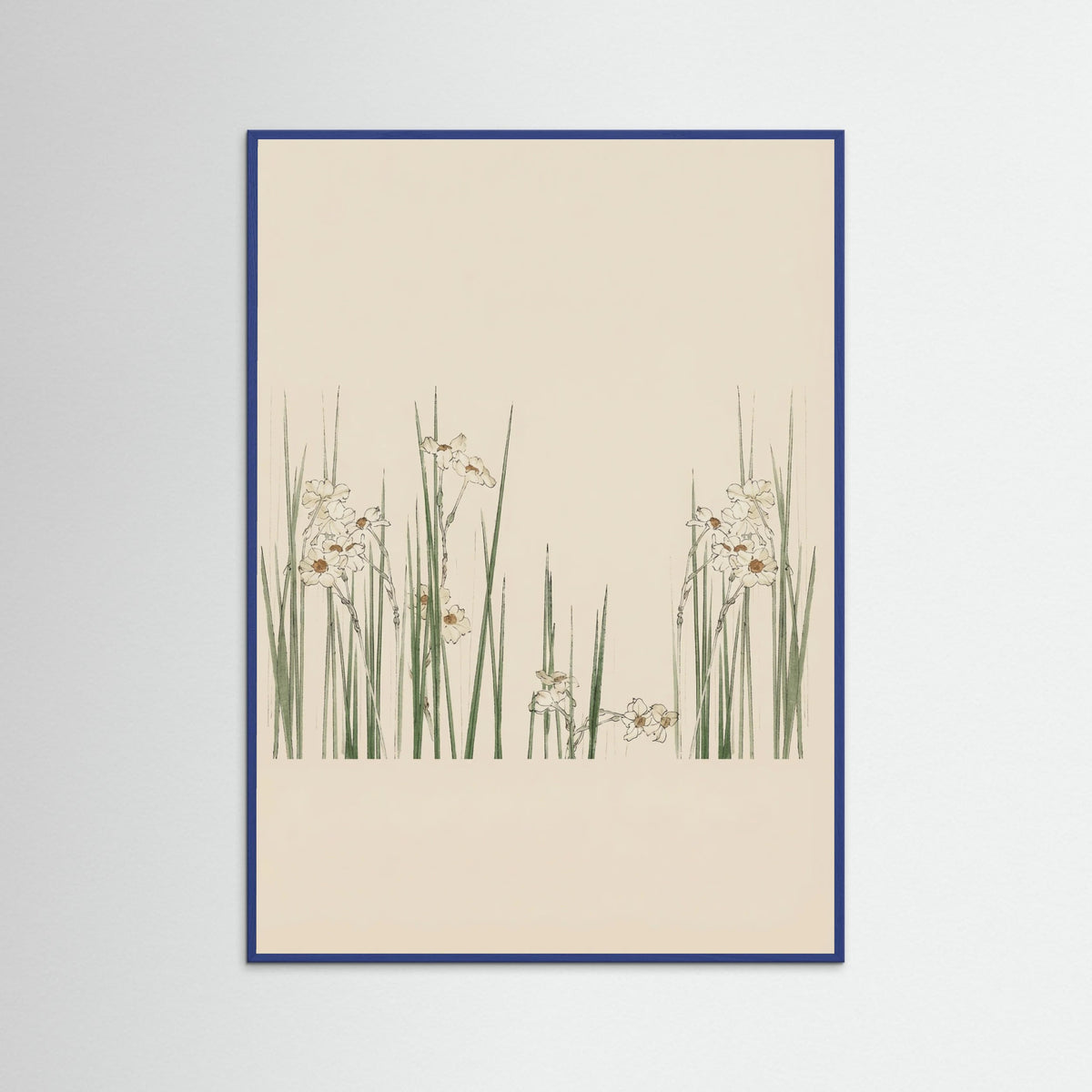Blue Wood White Bloom Fields