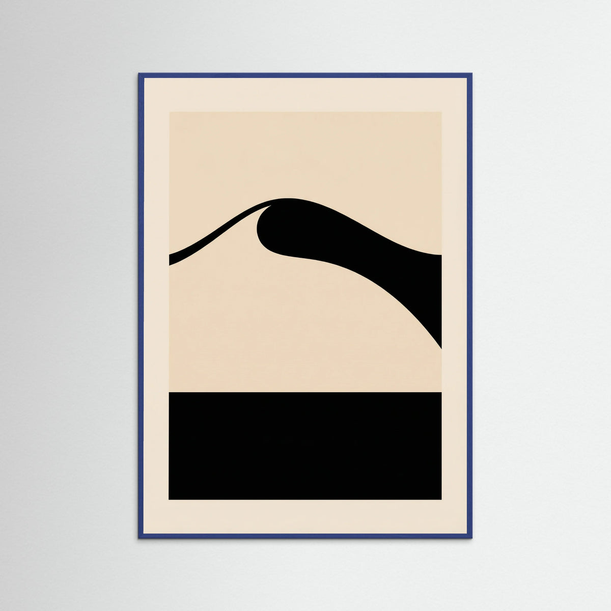 Blue Wood Wild Abstraction