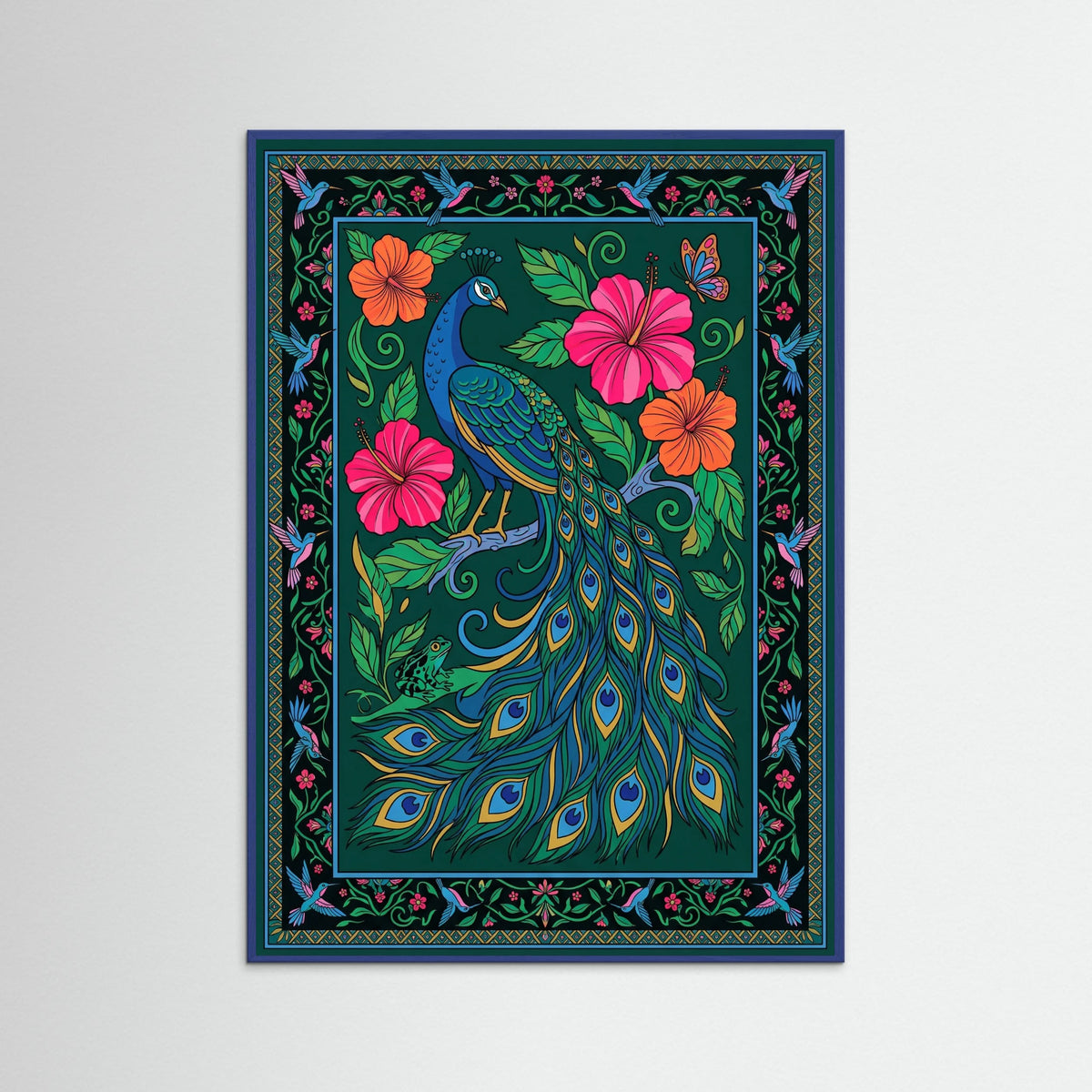 Blue Wood Wild Bloom