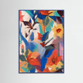 Blue Wood Wild Petals Rhapsody Poster