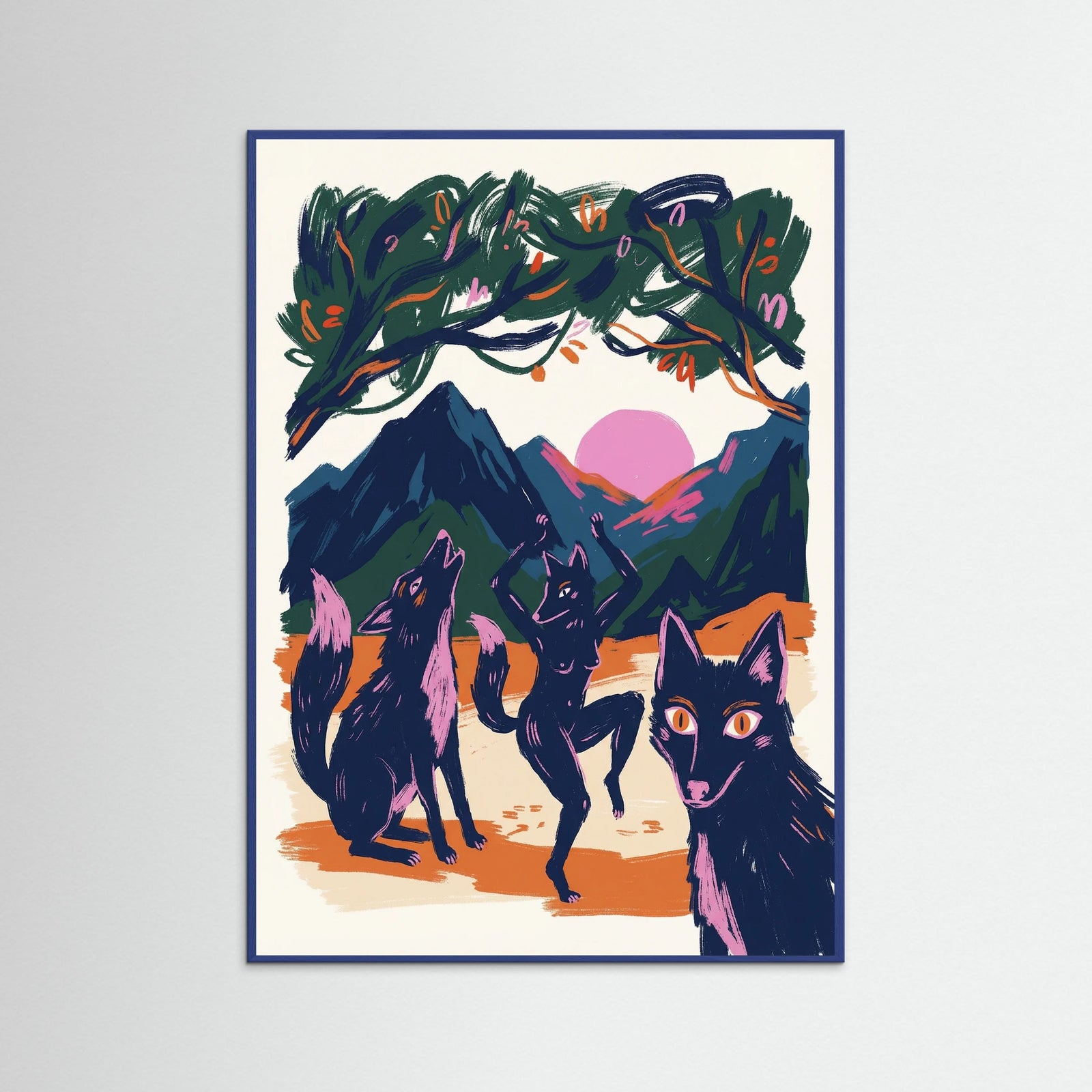 Blue Wood Wild Women Manifest
