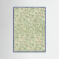 Blue Wood Willow Boughs Motif
