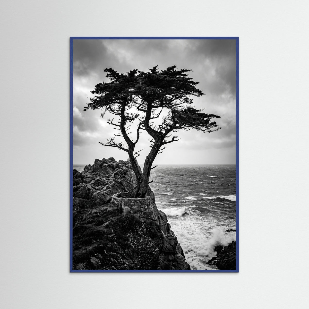 Blue Wood Windblown Grace