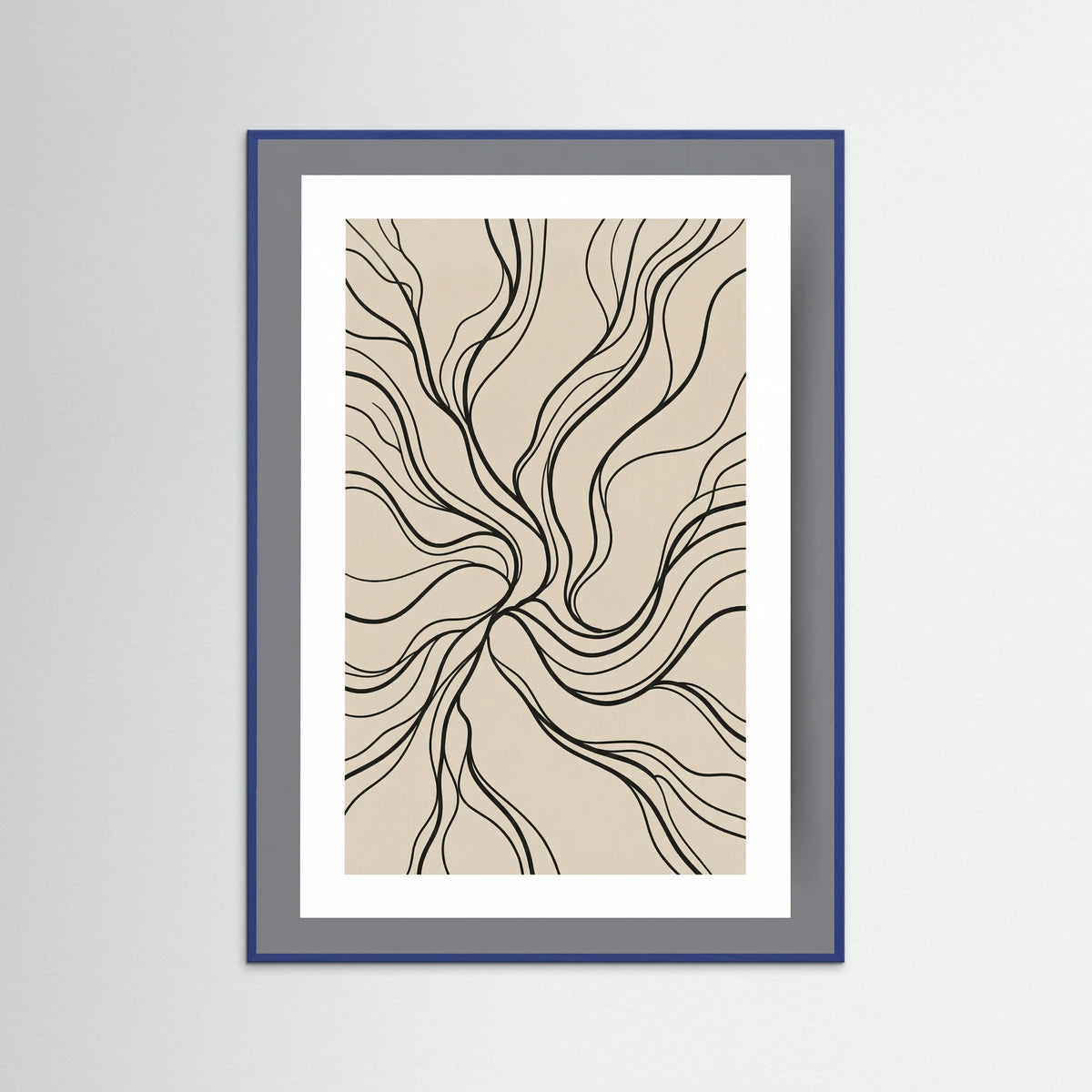 Blue Wood Winding Paths