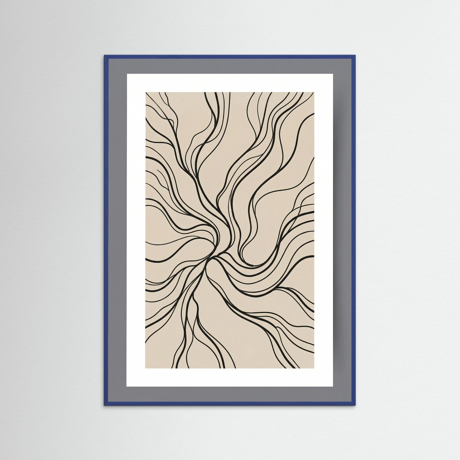 Blue Wood Winding Paths