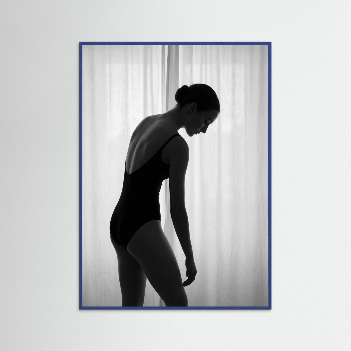 Blue Wood Window Ballet
