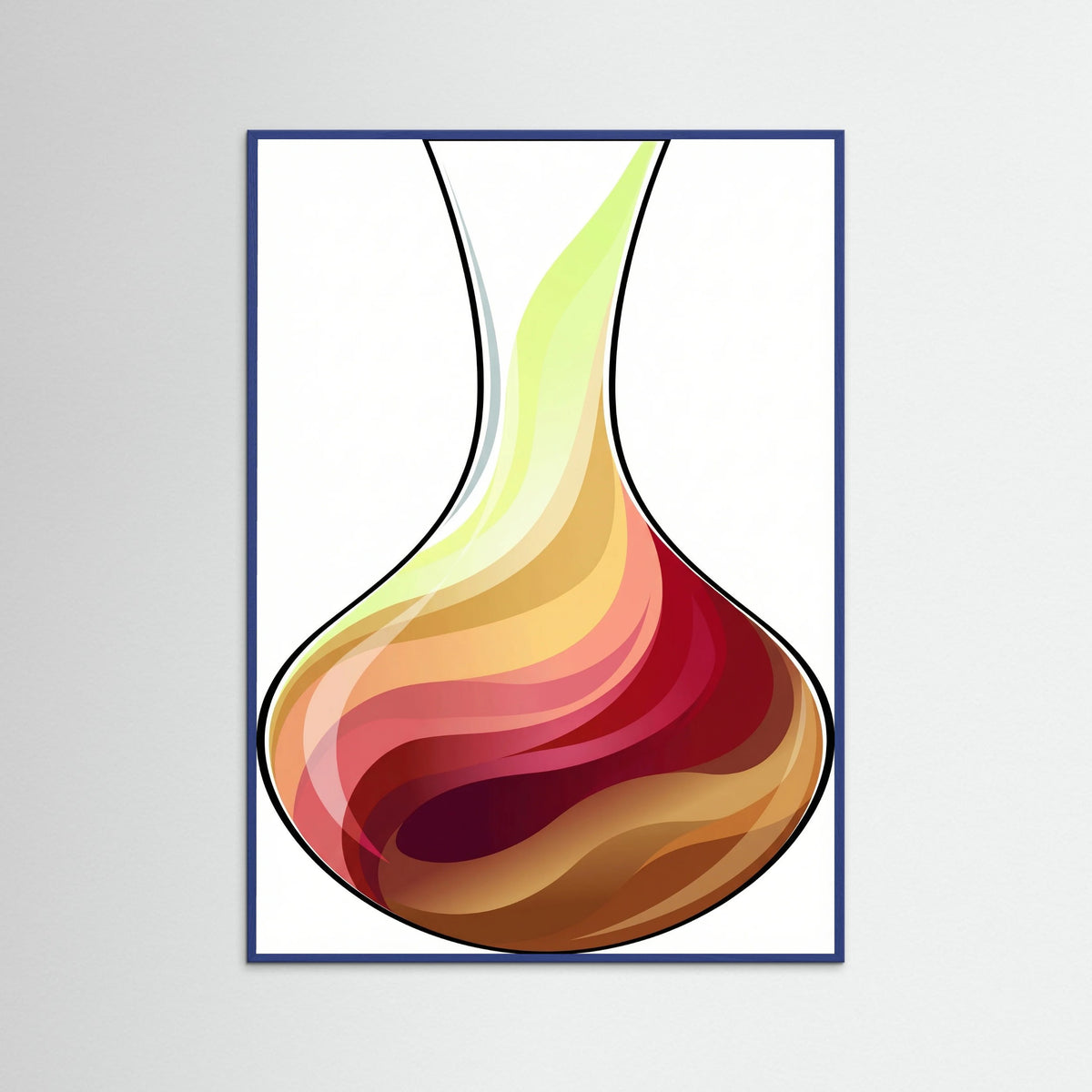 Blue Wood Wine Color Spectrum