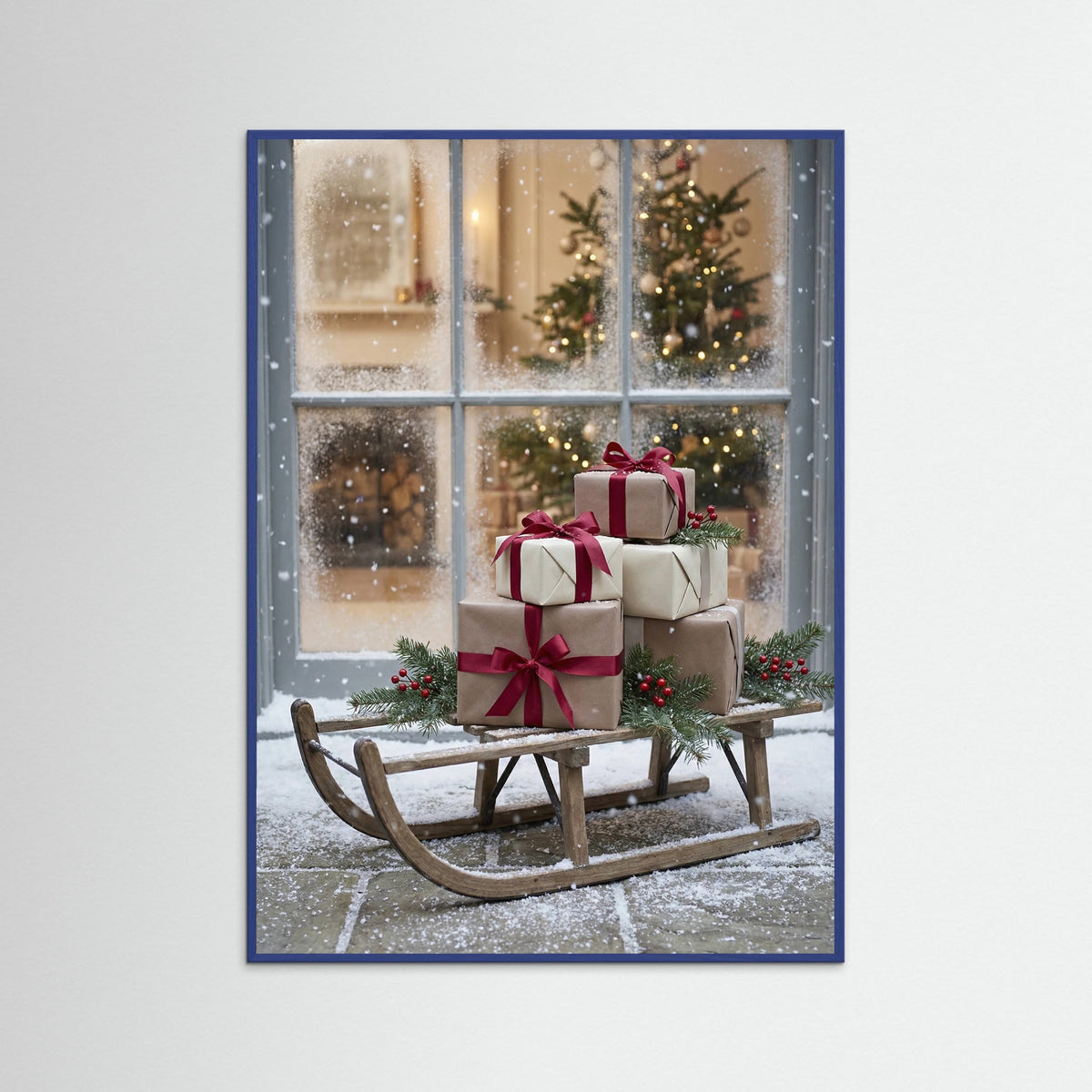 Blue Wood Winter Deliveries