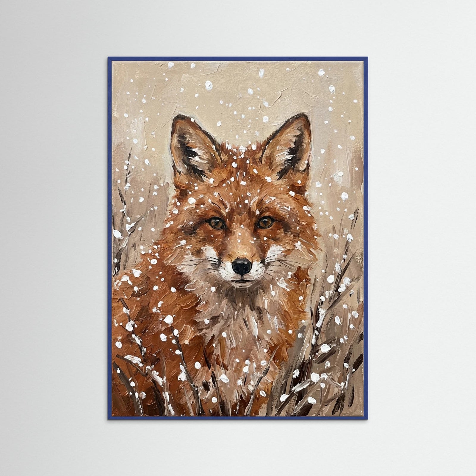 Blue Wood Winter Fawn