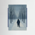 Blue Wood Winter Solitude