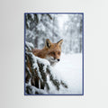 Blue Wood Winter Stag