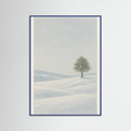 Blue Wood Winter Stillness