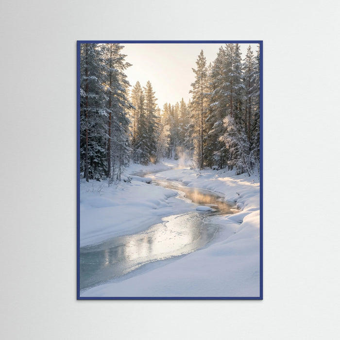 Blue Wood Winter Sunscape