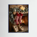 Blue Wood Winter Wonderland Hearth