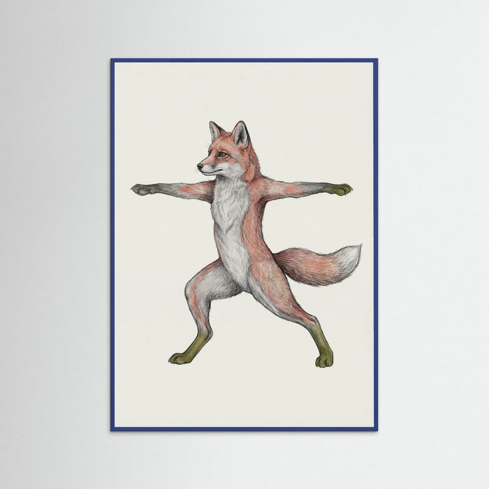 Blue Wood Wise Owl Yoga
